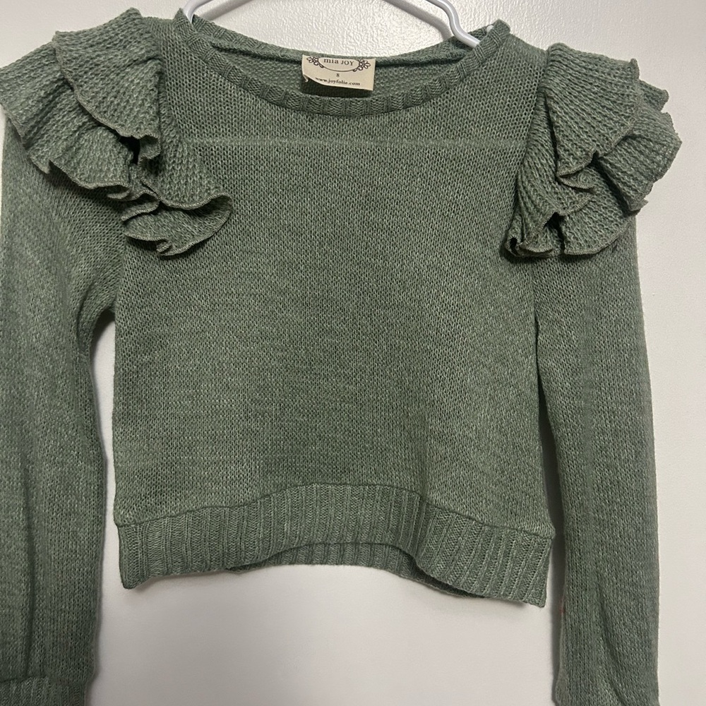 Girls Cropped Sweater